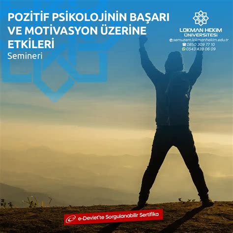 Hayat Dünyasında Motivasyon ve Psikoloji Üzerine Her Şey